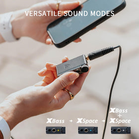 ifi GO blu Air balanced 4.4mm output for headphones.