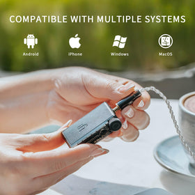 ifi GO blu Air Cirrus Logic MasterHIFI DAC for dynamic sound.