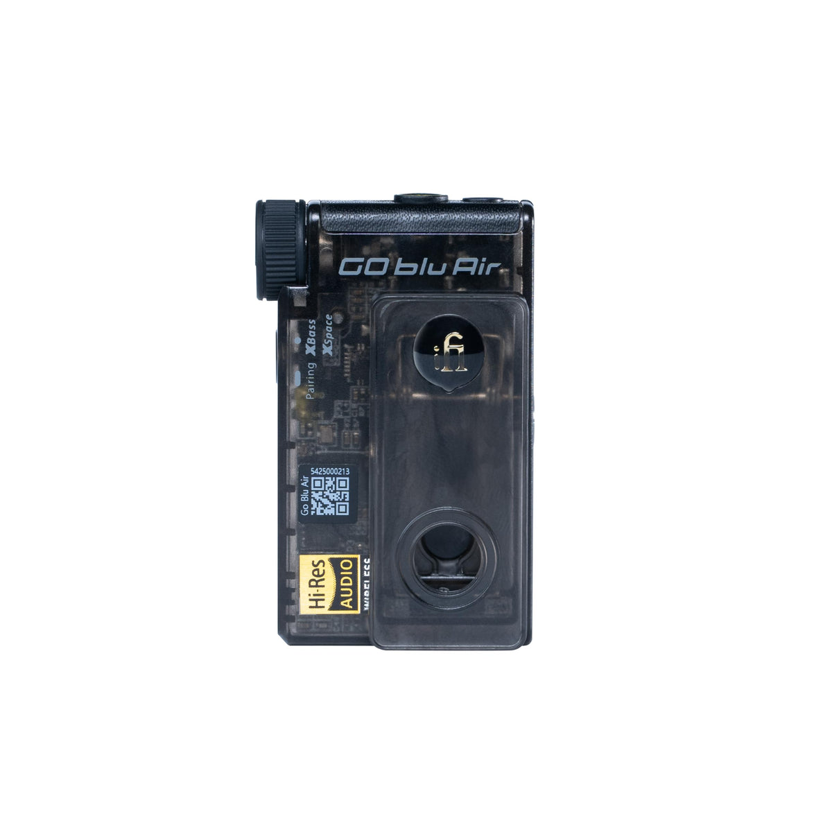 ifi GO blu Air snap-on magnetic clip for easy carry.