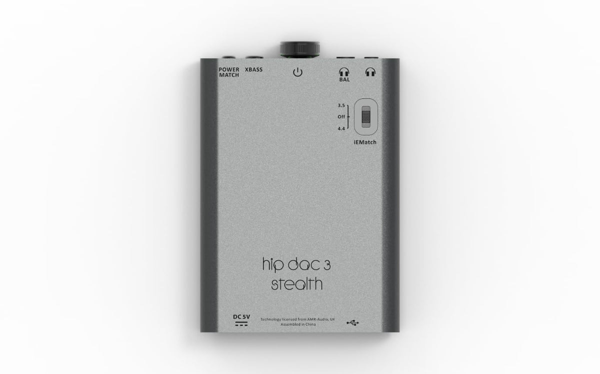 ifi Hip-dac 3 Stealth aluminum enclosure for durable, quiet operation on the go
