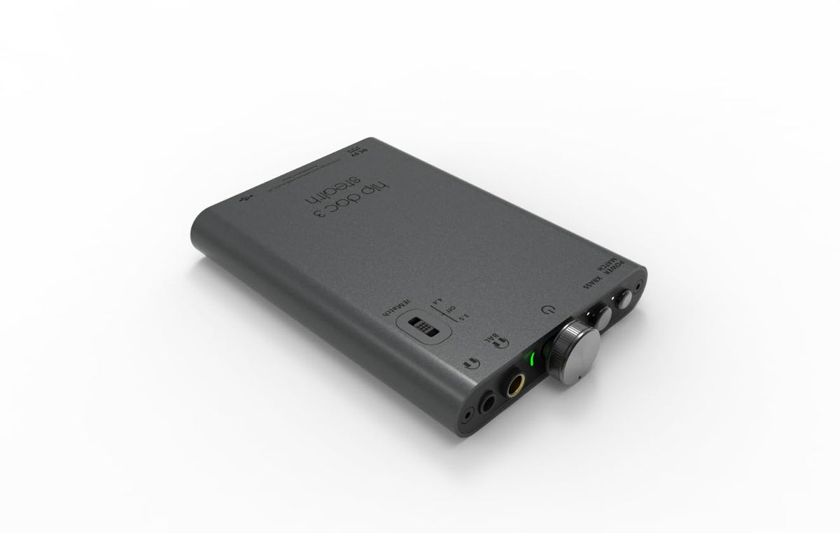 ifi Hip-dac 3 Stealth USB-C ports enable data and charging separation for flexibility