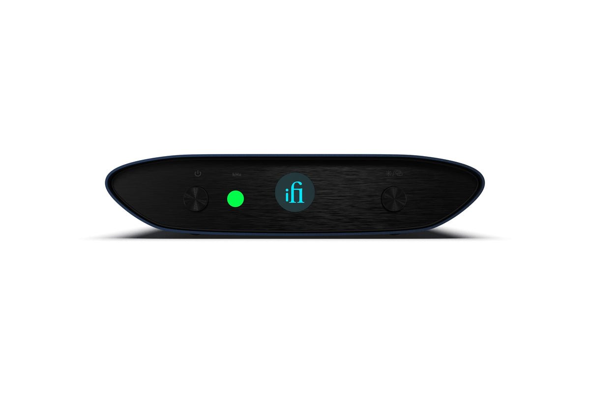 iFi Zen Air Blue 2 size comparison next to car key to show compact form and easy installation