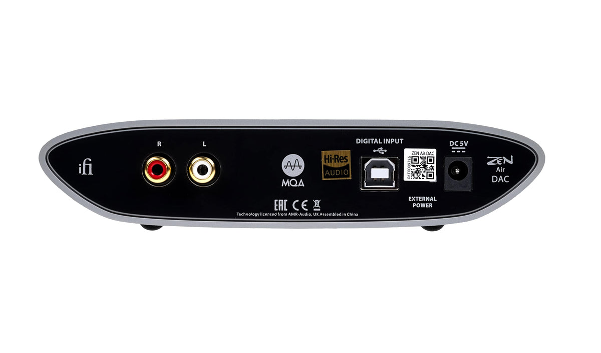 iFi Zen Air DAC angled detail highlighting build and knobs for precise control