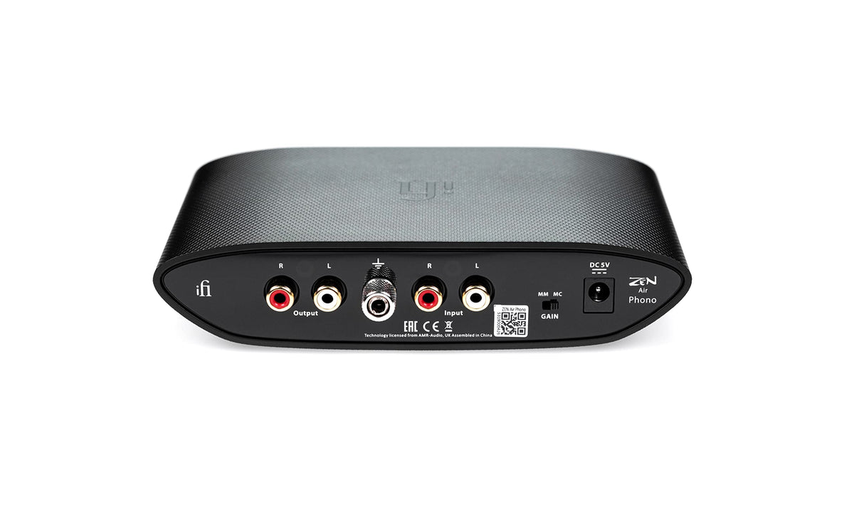 Back panel ports on iFi Zen Air Phono for MM/MC setup