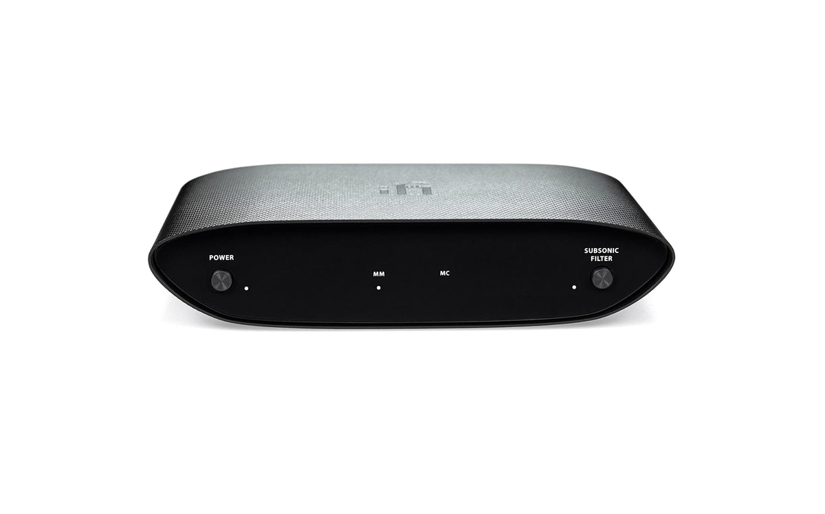iFi Zen Air Phono front panel showing compact design for vinyl clarity