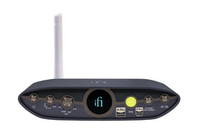 IFI Zen Blue 3 front panel enables quick access and crisp audio controls.