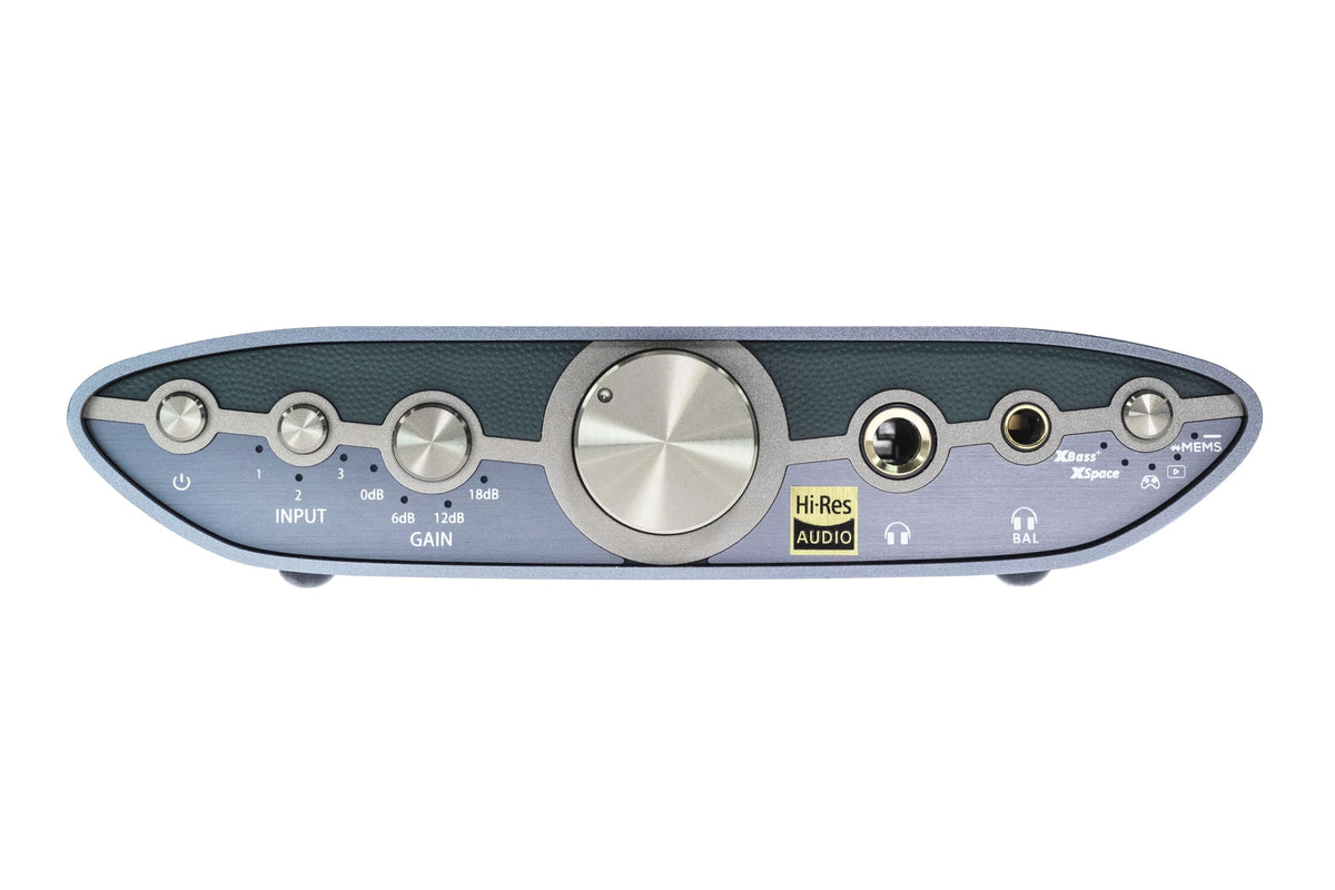 ifi Zen CAN 3 back ports show 6.35mm and 4.4mm outputs for versatile headphones.