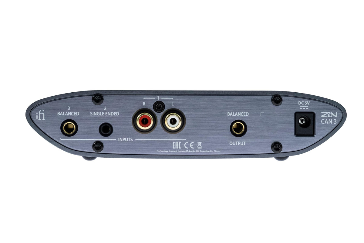 ifi Zen CAN 3 five EQ modes image demonstrates XBass+ and XSpace options.