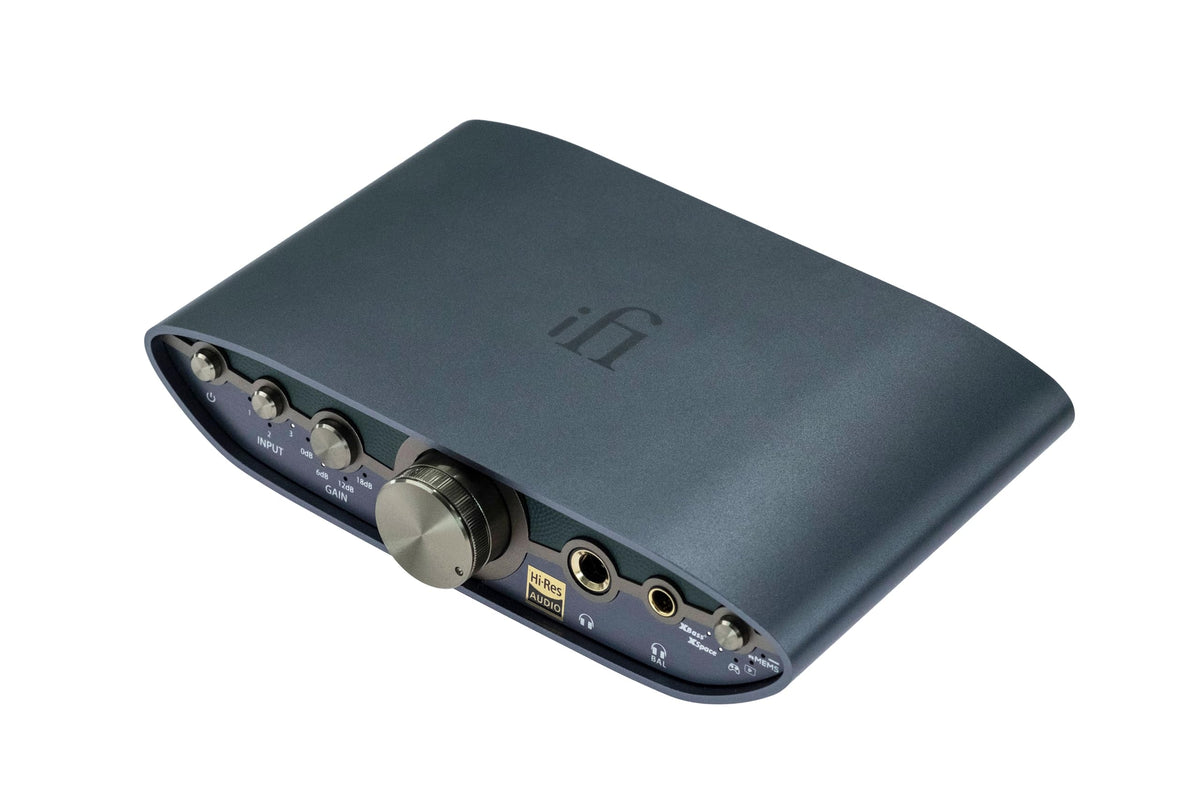 ifi Zen CAN 3 front view for compact, high-fidelity desktop listening.