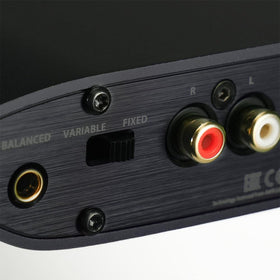 IFI Zen DAC 3 desk setup shows sleek Black Stealth design