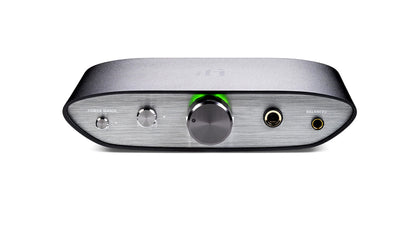 ifi Zen DAC V2 front panel highlights compact desktop design for easy access