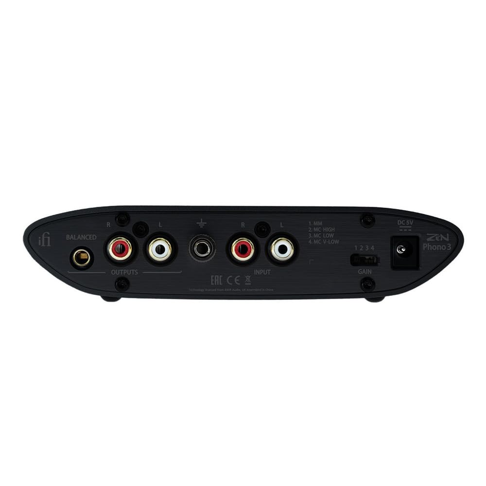 iFi Zen Phono 3 balanced output for improved stereo imaging and dynamics.