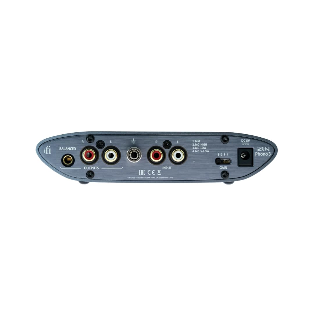 ifi Zen Phono 3 cartridge setup showing versatile gain and loading options