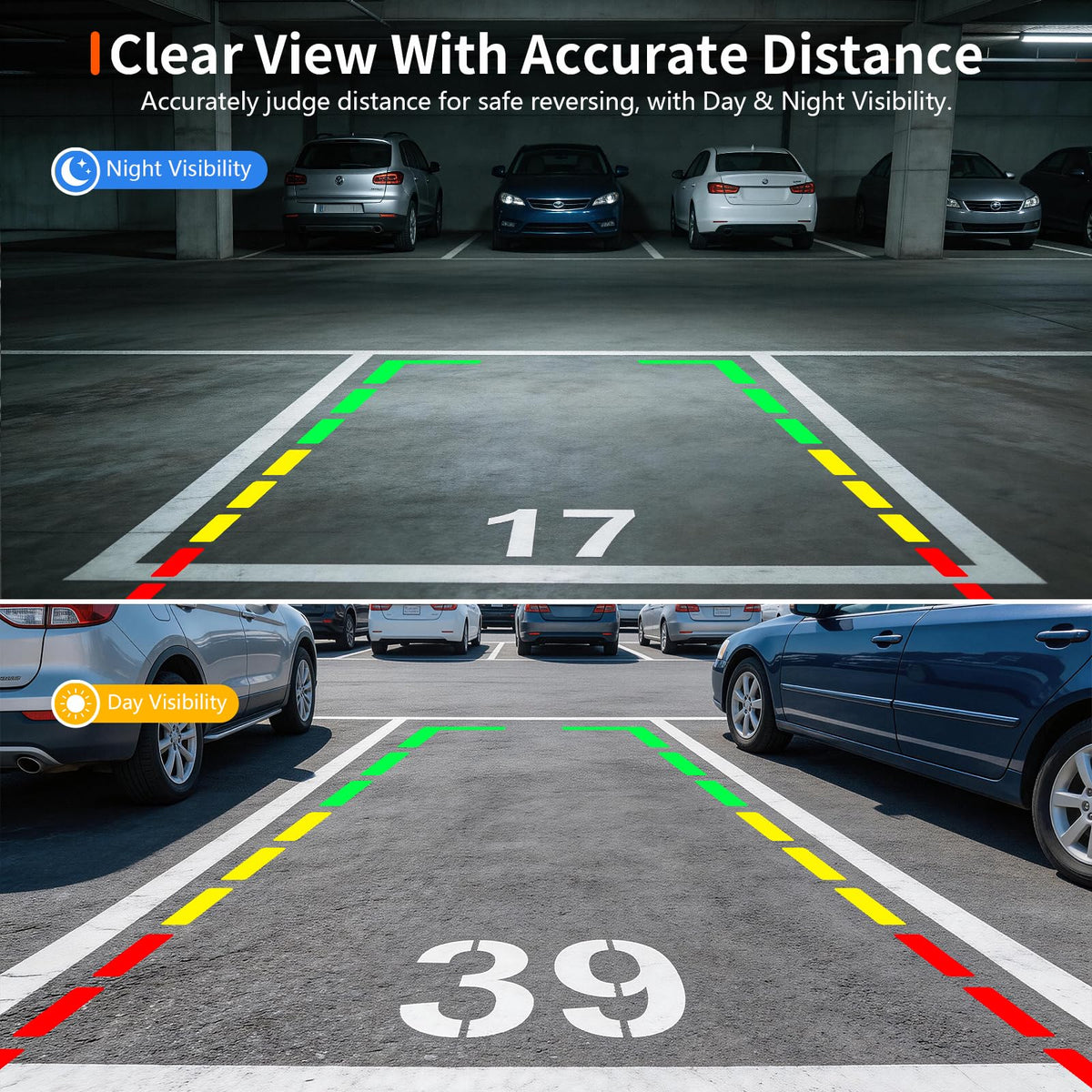 IFLIARAM tailgate camera 170° wide view assists safe parking and hitching a trailer