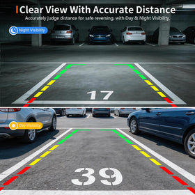 IFLIARAM tailgate camera 170° wide view assists safe parking and hitching a trailer