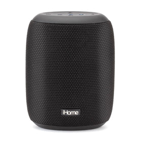 iHome iBT700 front view showing speaker grille and branding, durable and portable benefit