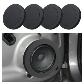 IHOTDER 4-pack 6.5-inch speaker foam rings improve bass and reduce sound diffusion.