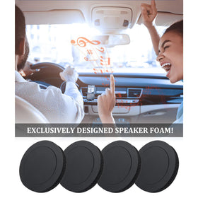 IHOTDER weatherproof speaker padding resists wind and rain for long-lasting use.