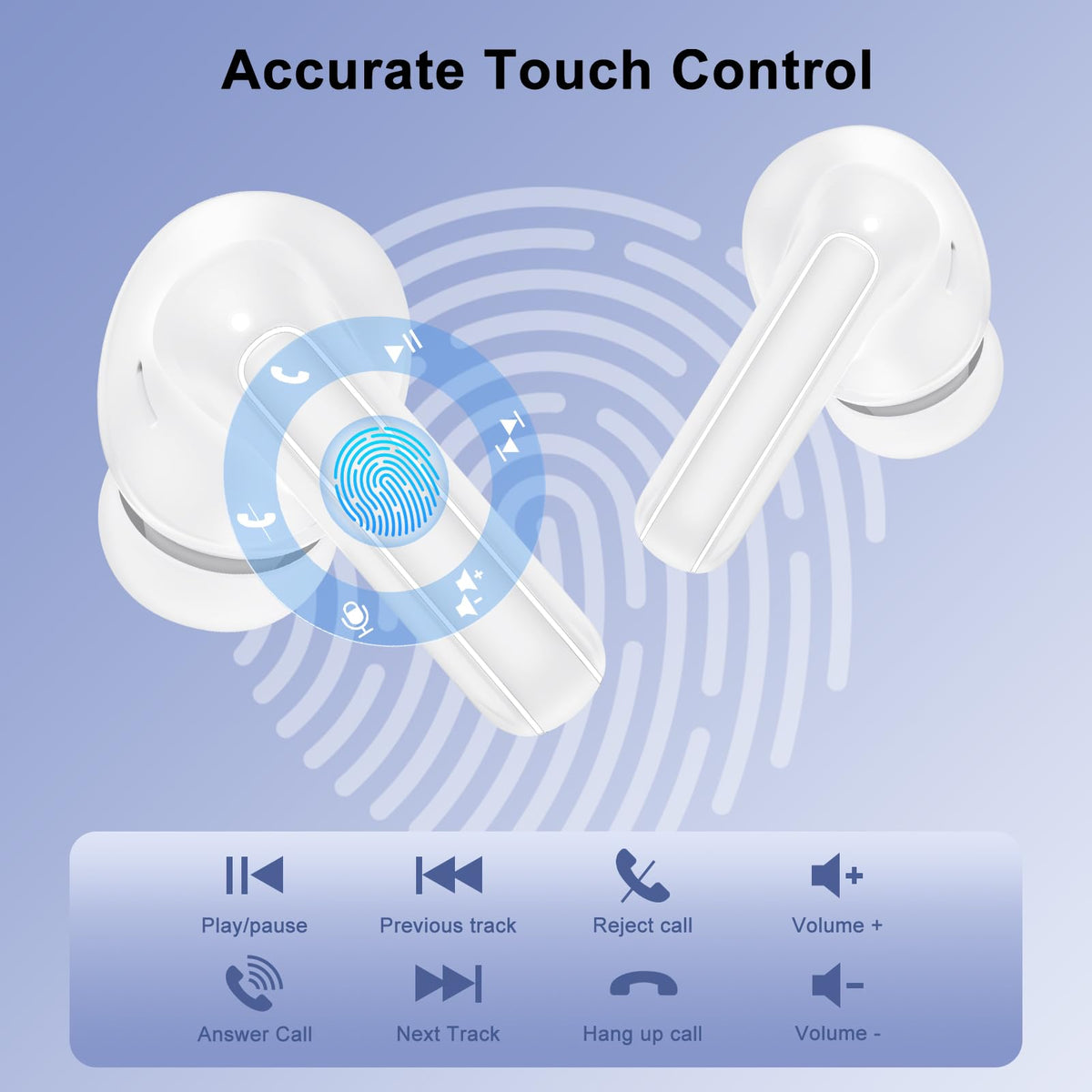 iHoto earbud worn in ear demonstrating secure fit and comfort