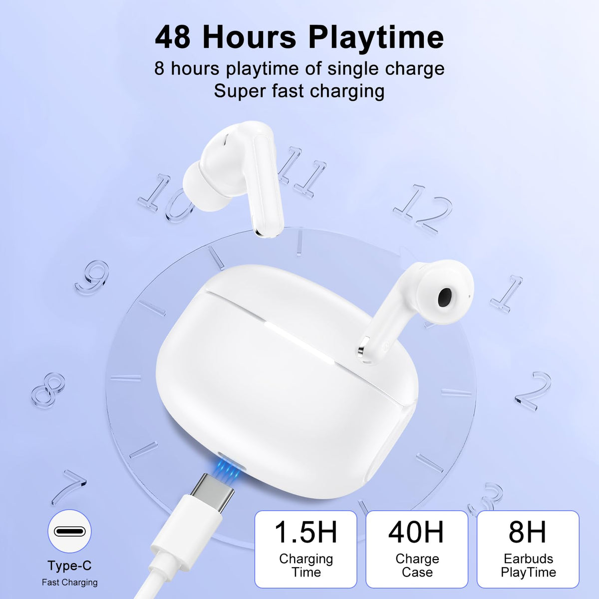 iHoto close-up of earbud driver highlighting clear sound benefit