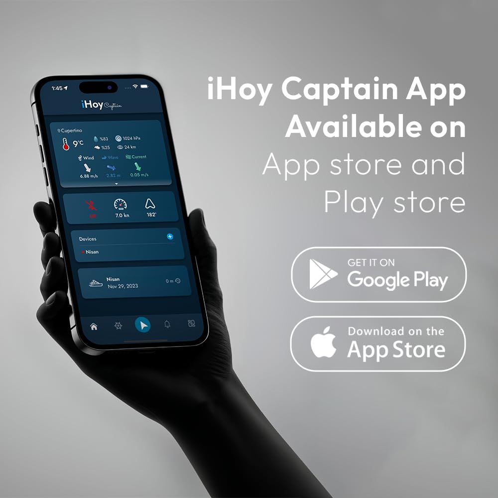 ihoy Captain Autopilot compatibility for boats under 15 metres with 12V DC