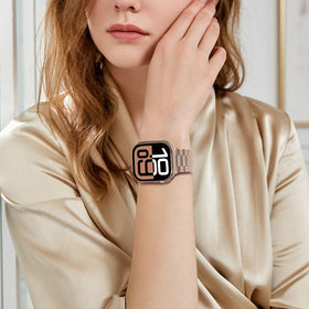 iiteeology stainless steel band with gradient finish, sophisticated style