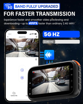 IIWEY 24 hour parking monitor protects your car with continuous or impact triggered recording