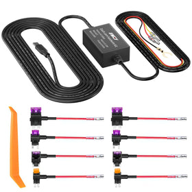 IIWEY dash cam hard wire kit front view showing compact, discreet installation