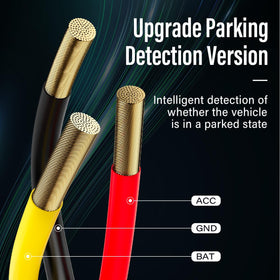 IIWEY dash cam hard wire kit fuse connectors showing broad vehicle compatibility
