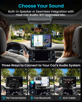 4K dashcam front and 1080p rear camera capture road footage.