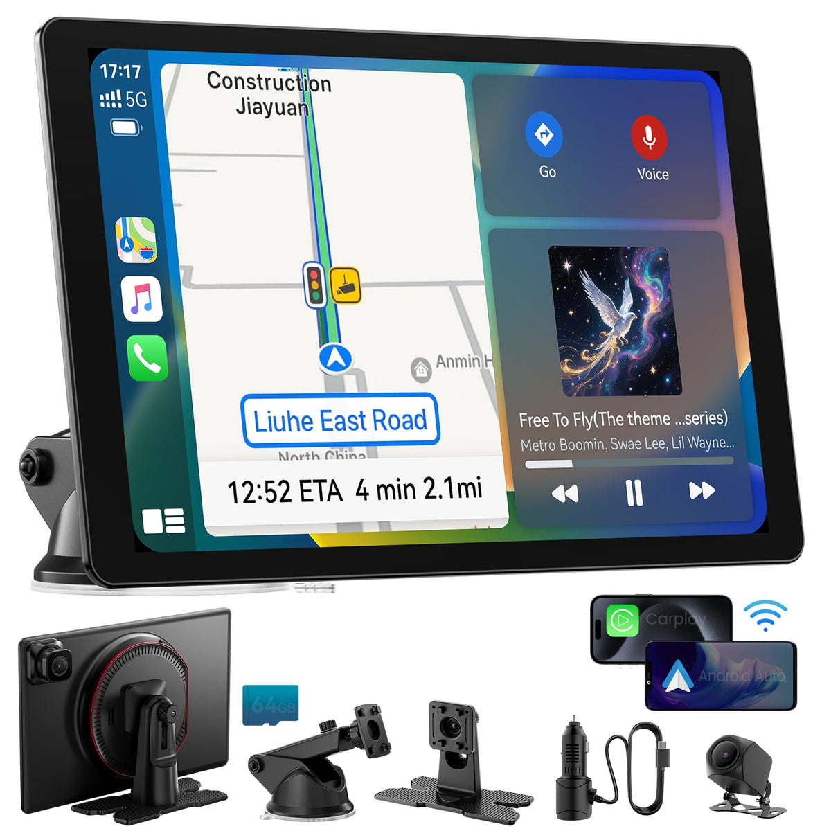 IIWEY iK11 ultra-slim 11-inch display enhances in-car infotainment and navigation.