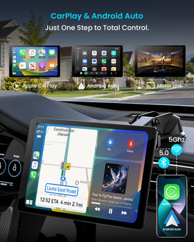 IIWEY iK11 wirelessly connects Apple CarPlay for safe, hands-free access.