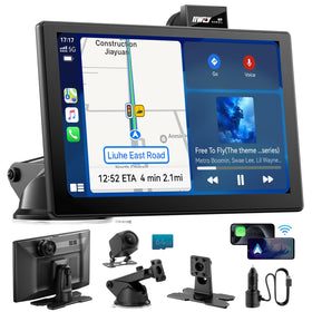 IIWEY IK9 main display enables wireless CarPlay access in car