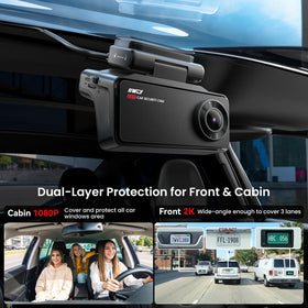 IIWEY L9 interior 1080p cabin with IR night vision for clearer passenger footage