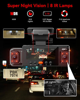 IIWEY N6 left side camera monitoring left lanes