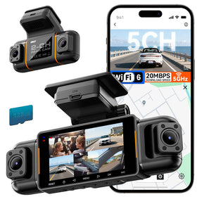 IIWEY N9 front camera captures clear daytime and night footage for safer driving.