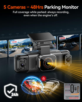 IIWEY N9 left side camera documents side impacts and events.