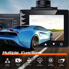 IIWEY T1-pro left camera view provides interior monitoring for passenger safety.