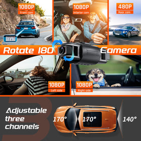 IIWEY T1-pro right camera view complements rear footage for full side protection.