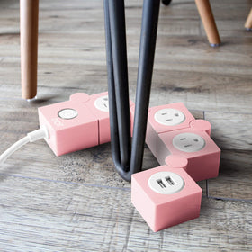 iJoy decorative surge protector suited for home, office, or travel spaces.