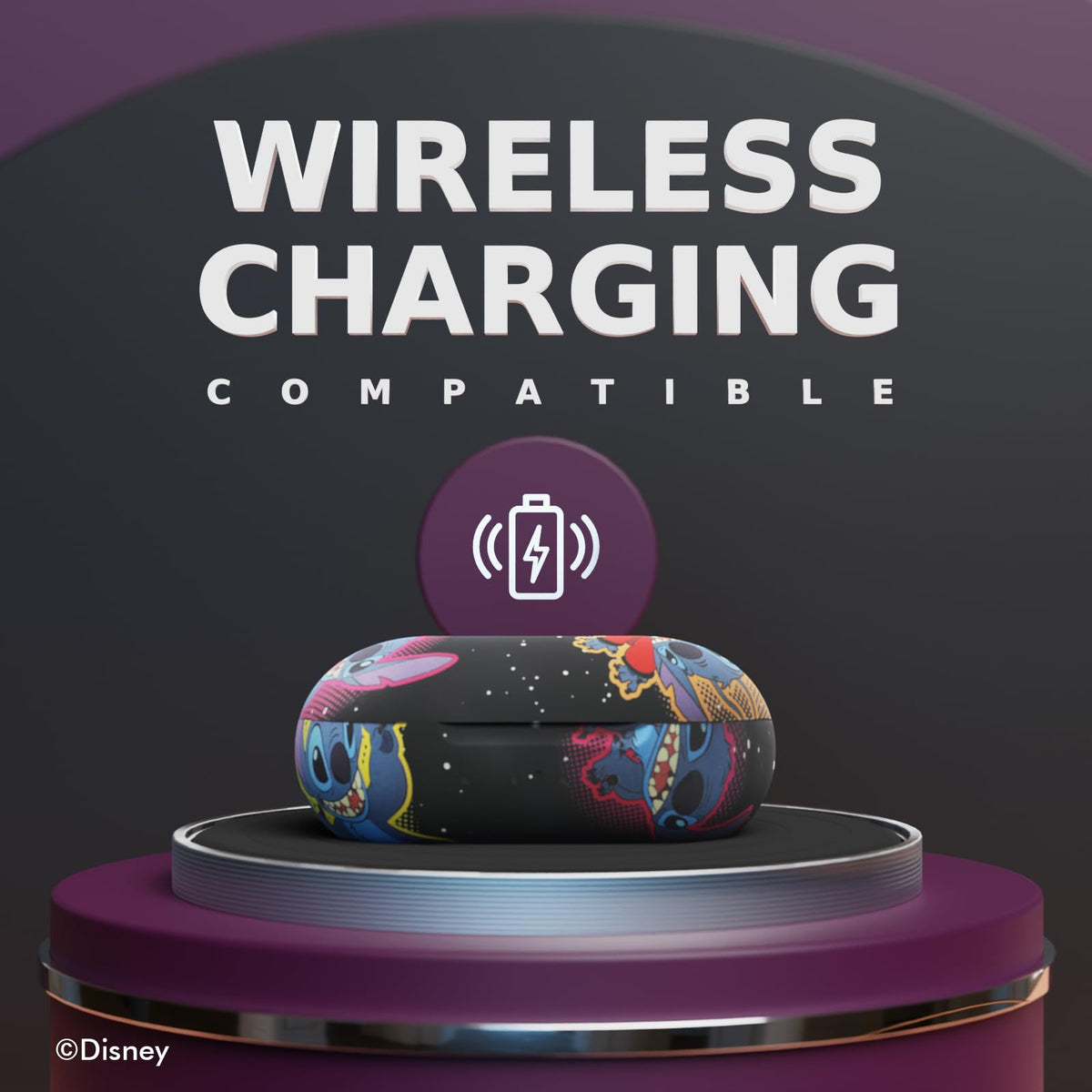 iJoy charging contacts and case ports showing fast recharging benefit