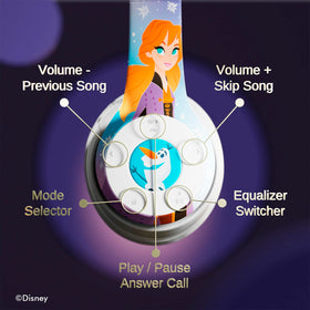 iJoy Disney Frozen headphones offer up to 15 hours of playback