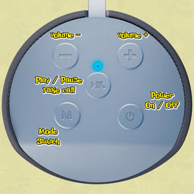 iJoy Disney Lilo and Stitch speaker top controls for quick playback and volume tweaks