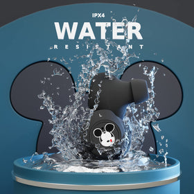 iJoy Disney Mickey ears with built in microphone for hands-free calls.