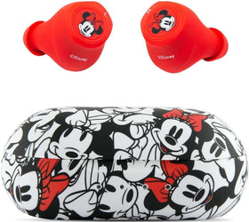 iJoy Disney Minnie Earbuds with charging case for portable listening and extended playtime