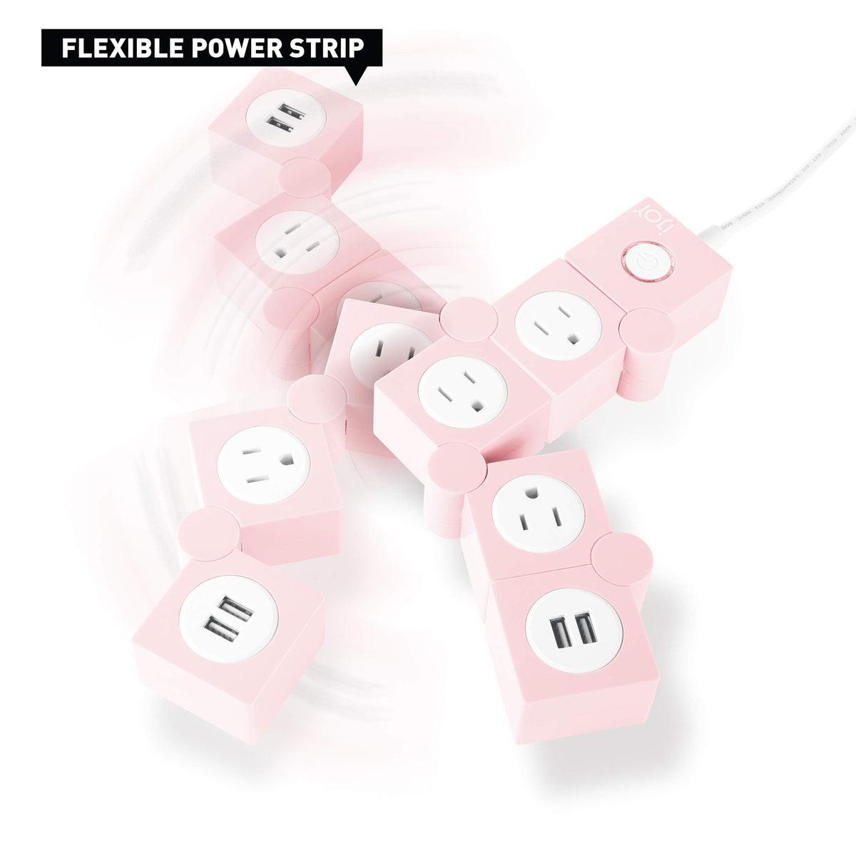 iJoy durable construction provides reliable protection for devices from surges.