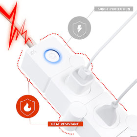 iJoy five-foot cord provides flexible placement away from outlets