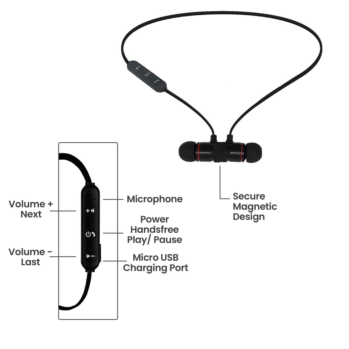 iJoy Force running workout use wireless earbuds secure fit and comfort