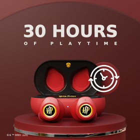 iJoy close-up of Gryffindor crest on case highlighting collectible design