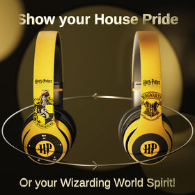 iJoy Hufflepuff foldable headset, travel-ready and durable.
